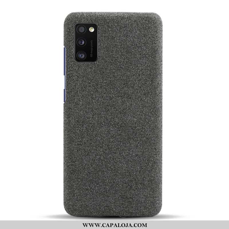 Capas Samsung Galaxy A41 Slim Frente Cinza, Capa Samsung Galaxy A41 Protetoras Baratas