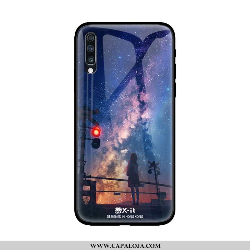 Capas Samsung Galaxy A50 Estilosas Personalizada Tendencia Roxa Roxo, Capa Samsung Galaxy A50 Cordao