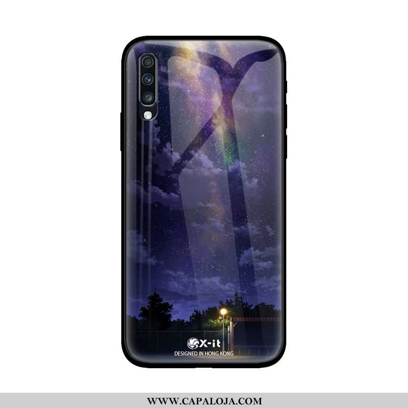 Capas Samsung Galaxy A50 Estilosas Personalizada Tendencia Roxa Roxo, Capa Samsung Galaxy A50 Cordao