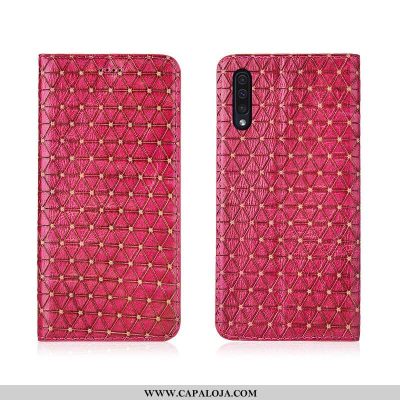 Capas Samsung Galaxy A50 Fosco Feminino Nova Castanho, Capa Samsung Galaxy A50 Couro Legitimo Barata