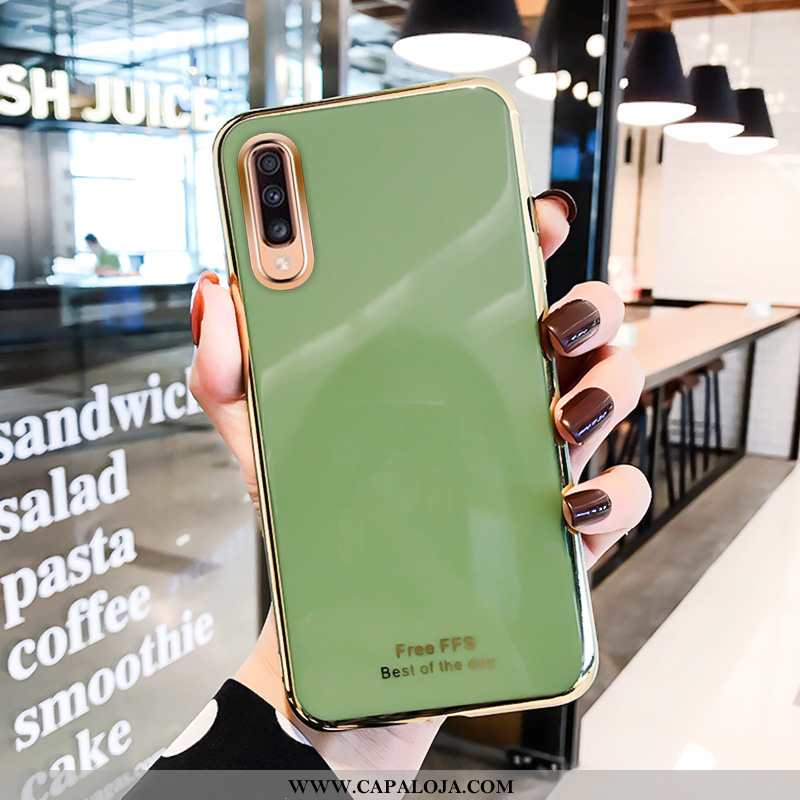 Capas Samsung Galaxy A50 Soft Slim Silicone Criativas Verde, Capa Samsung Galaxy A50 Super Promoção