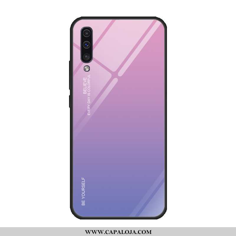 Capas Samsung Galaxy A50 Vidro Traseira Frente Roxa Roxo, Capa Samsung Galaxy A50 Protetoras Comprar