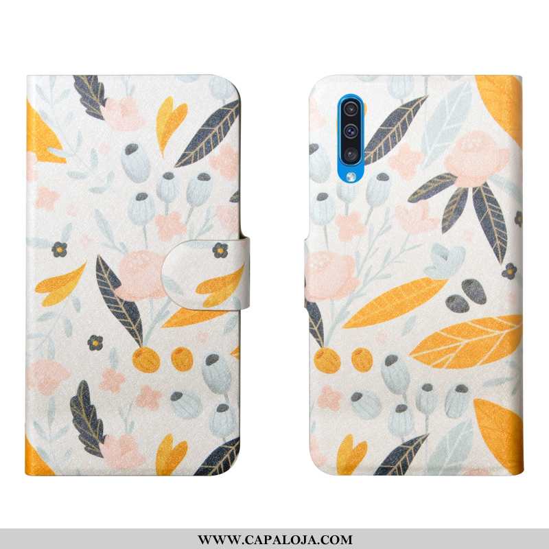 Capas Samsung Galaxy A50s Tendencia Simples Couro Malha Verde, Capa Samsung Galaxy A50s Soft Venda