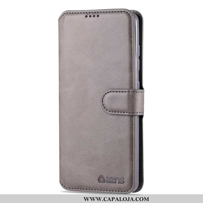 Capas Samsung Galaxy A51 Couro Cover Antiqueda Cinza, Capa Samsung Galaxy A51 Soft Promoção