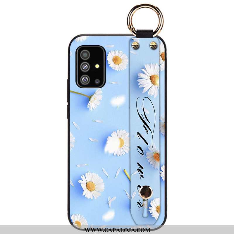 Capas Samsung Galaxy A51 Criativas Silicone Personalizado Vermelha Azul, Capa Samsung Galaxy A51 Ten