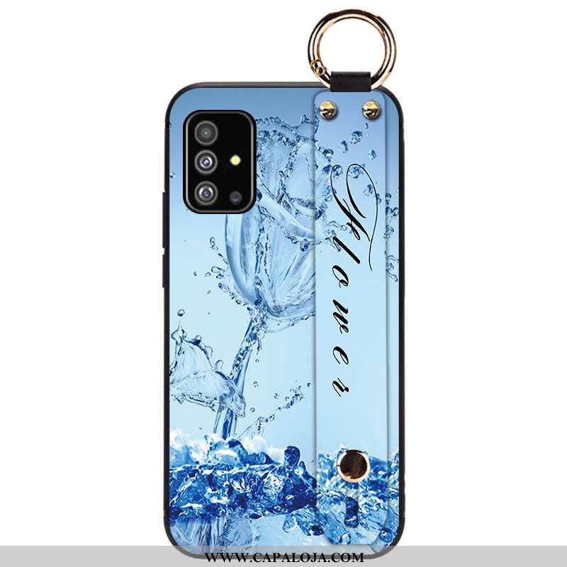 Capas Samsung Galaxy A51 Criativas Silicone Personalizado Vermelha Azul, Capa Samsung Galaxy A51 Ten