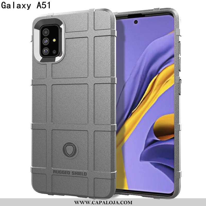 Capas Samsung Galaxy A51 Fosco Soft Telemóvel Preto, Capa Samsung Galaxy A51 Personalizada Comprar