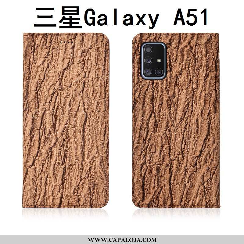 Capas Samsung Galaxy A51 Protetoras Couro Vermelha Antiqueda Vermelho, Capa Samsung Galaxy A51 Silic