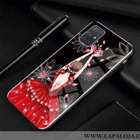 Capas Samsung Galaxy A51 Protetoras Novas Soft Cases Preto, Capa Samsung Galaxy A51 Vidro Baratos