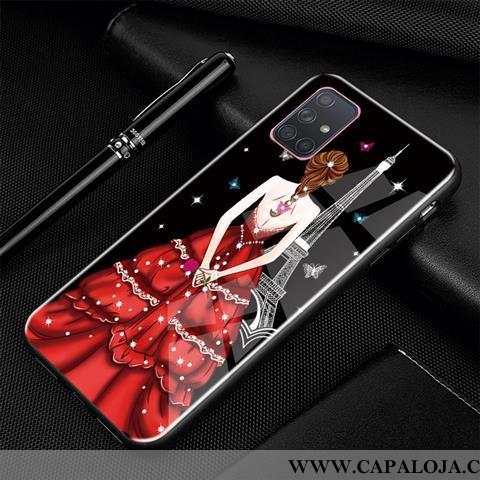 Capas Samsung Galaxy A51 Protetoras Novas Soft Cases Preto, Capa Samsung Galaxy A51 Vidro Baratos