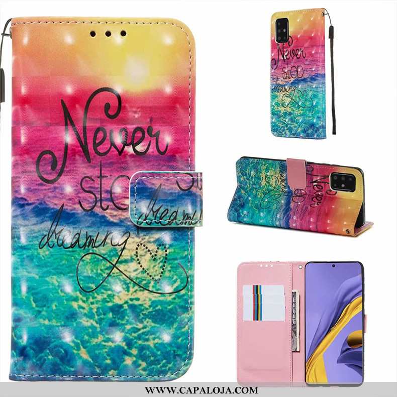 Capas Samsung Galaxy A51 Silicone Antiqueda Telemóvel Branco, Capa Samsung Galaxy A51 Couro Venda