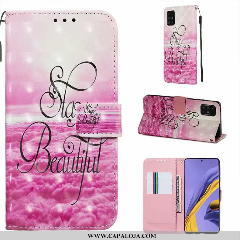 Capas Samsung Galaxy A51 Silicone Antiqueda Telemóvel Branco, Capa Samsung Galaxy A51 Couro Venda