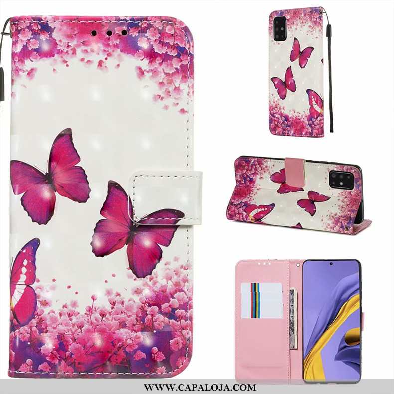 Capas Samsung Galaxy A51 Silicone Antiqueda Telemóvel Branco, Capa Samsung Galaxy A51 Couro Venda