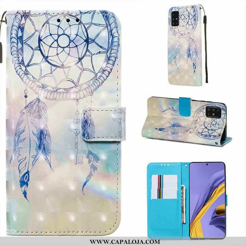 Capas Samsung Galaxy A51 Silicone Antiqueda Telemóvel Branco, Capa Samsung Galaxy A51 Couro Venda