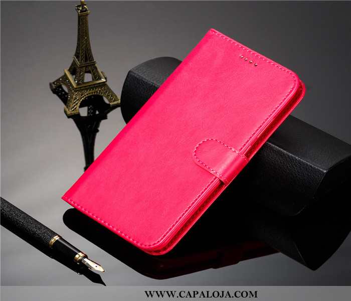 Capas Samsung Galaxy A60 Couro Cover Completa Antiqueda Castanho, Capa Samsung Galaxy A60 Soft Promo