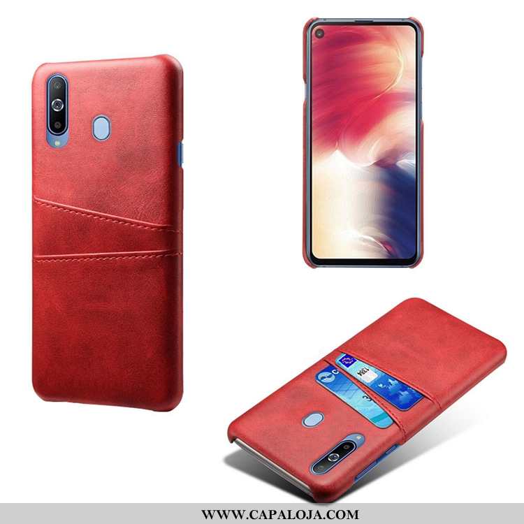 Capas Samsung Galaxy A60 Couro Telemóvel Cases Amarelo, Capa Samsung Galaxy A60 Antiqueda Baratos