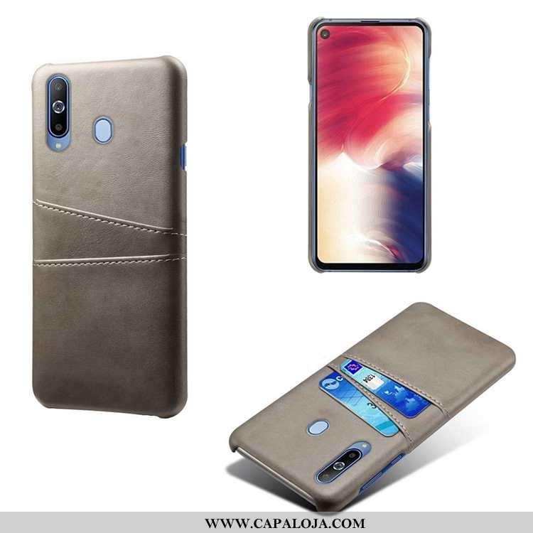 Capas Samsung Galaxy A60 Couro Telemóvel Cases Amarelo, Capa Samsung Galaxy A60 Antiqueda Baratos