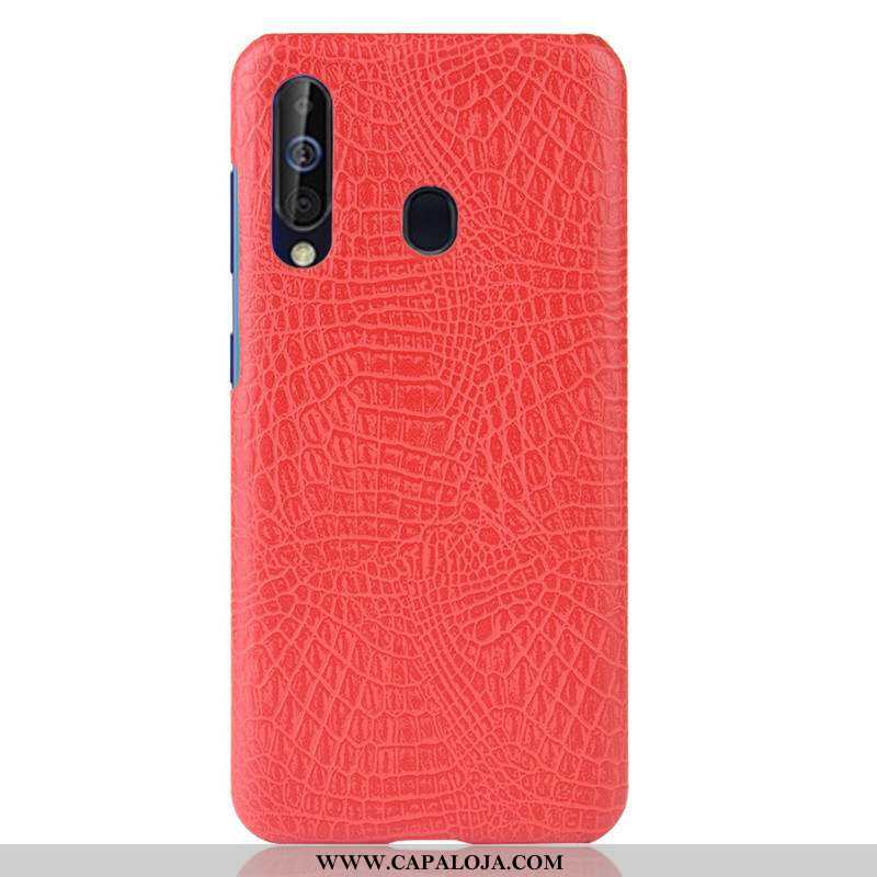 Capas Samsung Galaxy A60 Personalizado Antiqueda Vermelha Crocs Vermelho, Capa Samsung Galaxy A60 Co