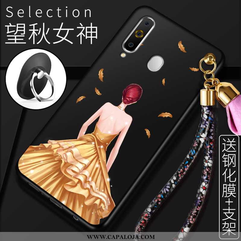 Capas Samsung Galaxy A60 Protetoras Cases Feminino Antiqueda Vermelho, Capa Samsung Galaxy A60 Soft 