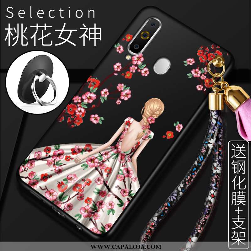 Capas Samsung Galaxy A60 Protetoras Cases Feminino Antiqueda Vermelho, Capa Samsung Galaxy A60 Soft 