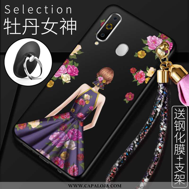 Capas Samsung Galaxy A60 Protetoras Cases Feminino Antiqueda Vermelho, Capa Samsung Galaxy A60 Soft 