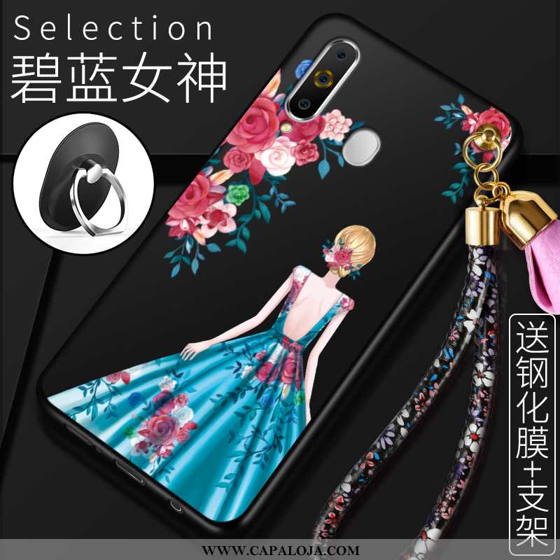 Capas Samsung Galaxy A60 Protetoras Cases Feminino Antiqueda Vermelho, Capa Samsung Galaxy A60 Soft 