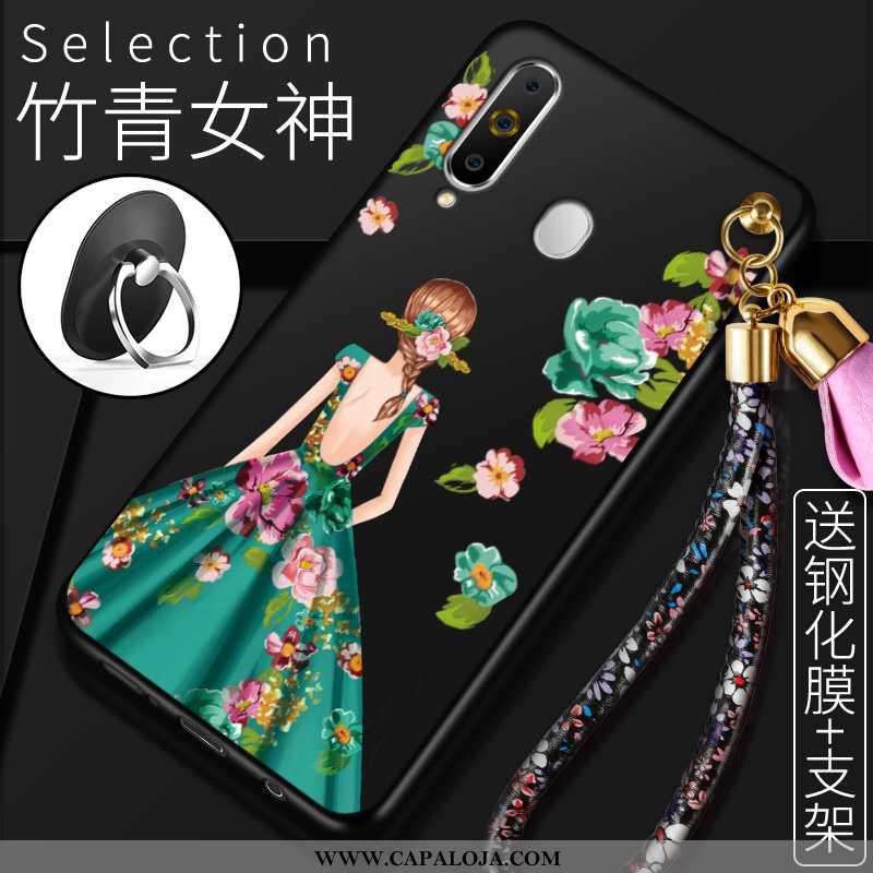 Capas Samsung Galaxy A60 Protetoras Cases Feminino Antiqueda Vermelho, Capa Samsung Galaxy A60 Soft 