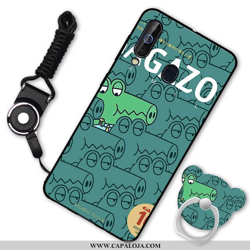 Capas Samsung Galaxy A60 Protetoras Cases Feminino Soft Preto, Capa Samsung Galaxy A60 Silicone Bara