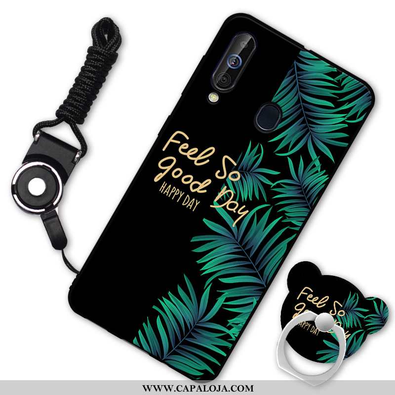 Capas Samsung Galaxy A60 Protetoras Cases Feminino Soft Preto, Capa Samsung Galaxy A60 Silicone Bara