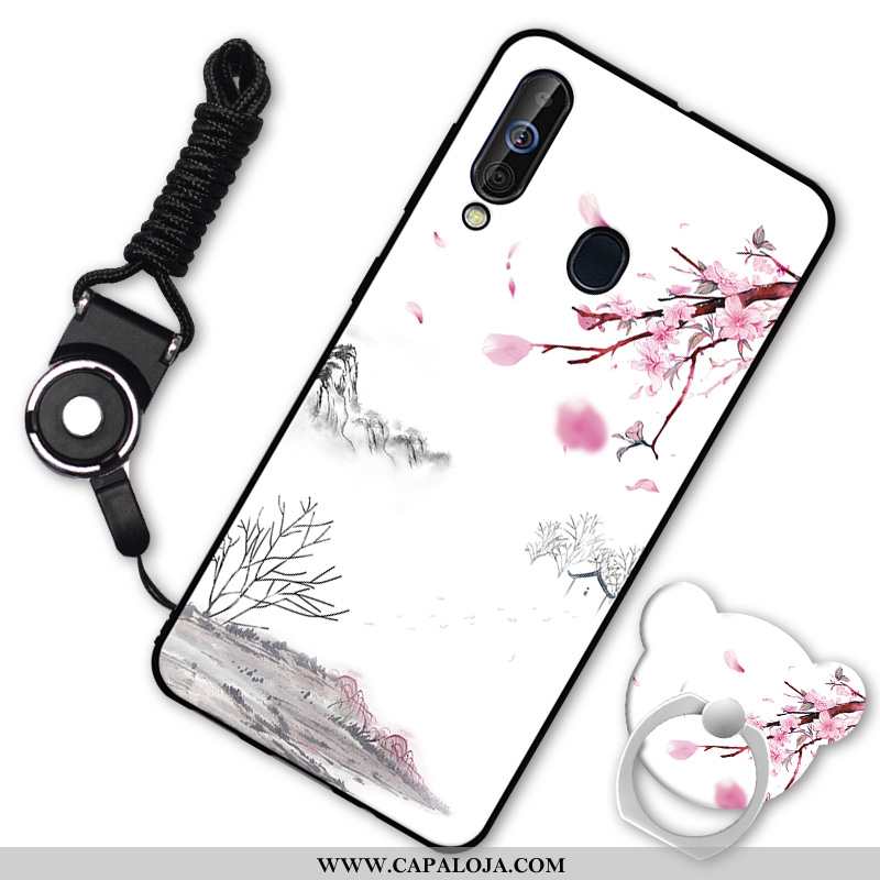 Capas Samsung Galaxy A60 Protetoras Cases Feminino Soft Preto, Capa Samsung Galaxy A60 Silicone Bara