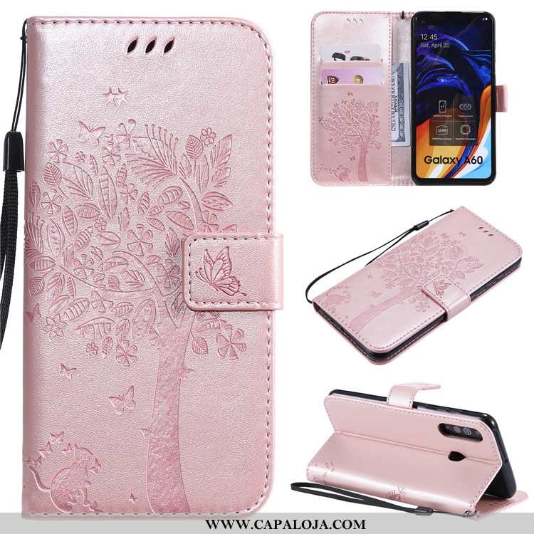 Capas Samsung Galaxy A60 Protetoras Cases Telemóvel Cinza, Capa Samsung Galaxy A60 Couro Online