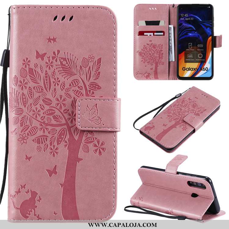 Capas Samsung Galaxy A60 Protetoras Cases Telemóvel Cinza, Capa Samsung Galaxy A60 Couro Online