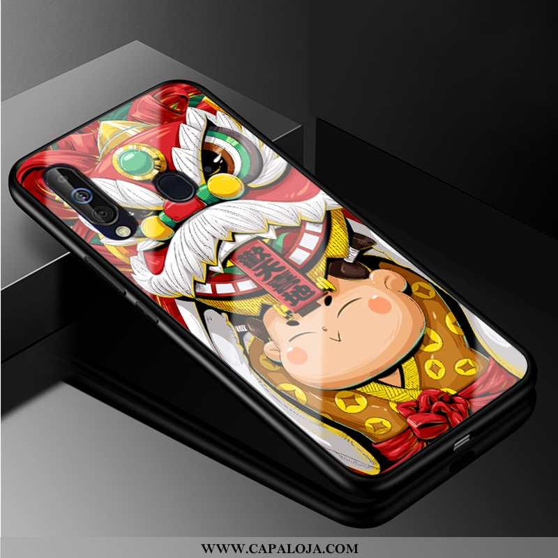 Capas Samsung Galaxy A60 Vidro Feminino Midi Protetoras Vermelho, Capa Samsung Galaxy A60 Estiloso B