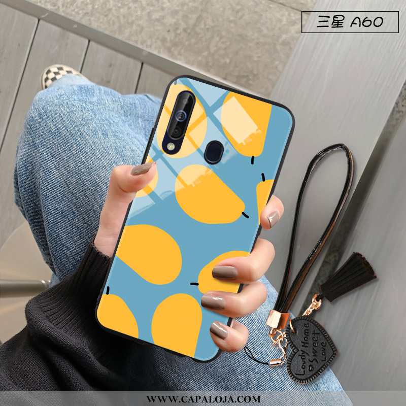 Capas Samsung Galaxy A60 Vidro Verao Silicone Novas Azul, Capa Samsung Galaxy A60 Personalizado Vend