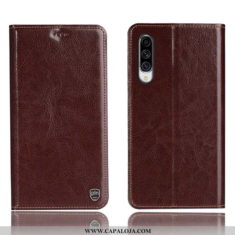 Capas Samsung Galaxy A70 Couro Genuíno Cover Antiqueda Caqui, Capa Samsung Galaxy A70 Couro Online