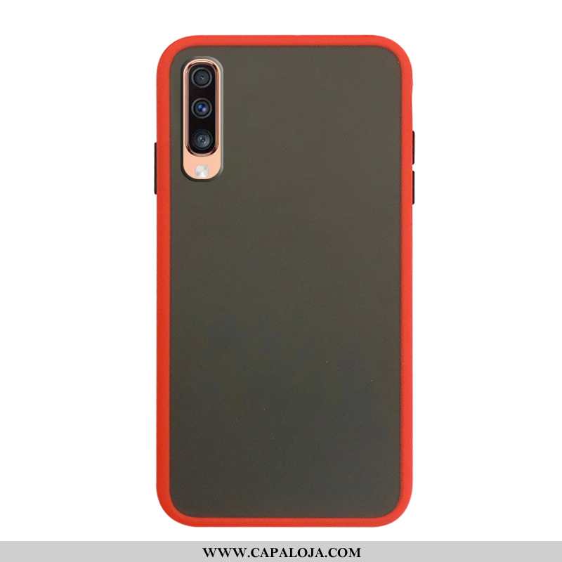 Capas Samsung Galaxy A70 Fosco Resistente Masculino Feminino Vermelho, Capa Samsung Galaxy A70 Prote