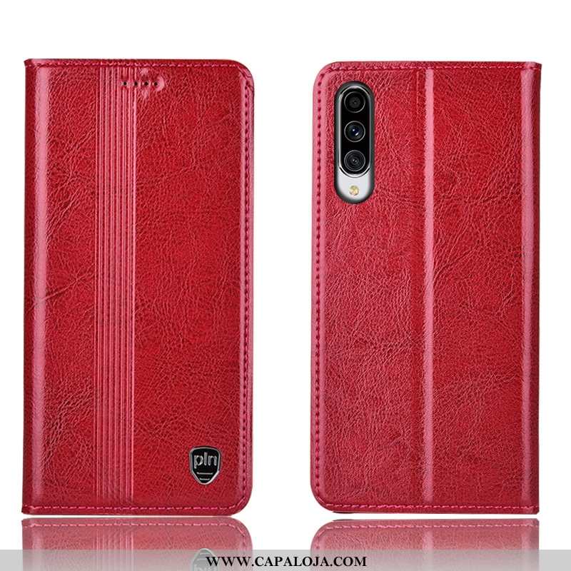 Capas Samsung Galaxy A70 Protetoras Cases Cover Telemóvel Castanho, Capa Samsung Galaxy A70 Couro Le