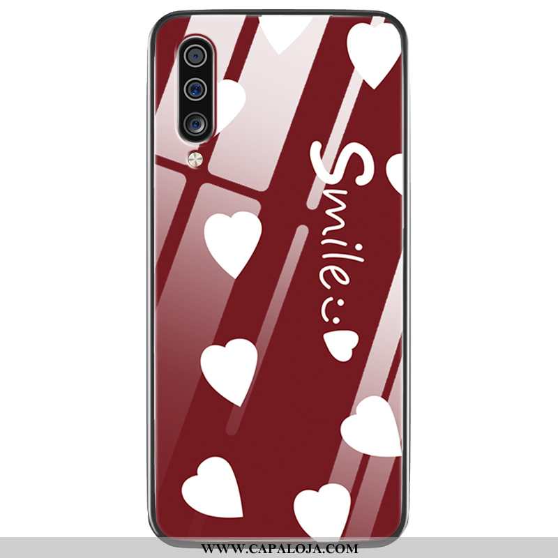 Capas Samsung Galaxy A70 Protetoras Soft Vidro Feminino Vermelho, Capa Samsung Galaxy A70 Silicone C