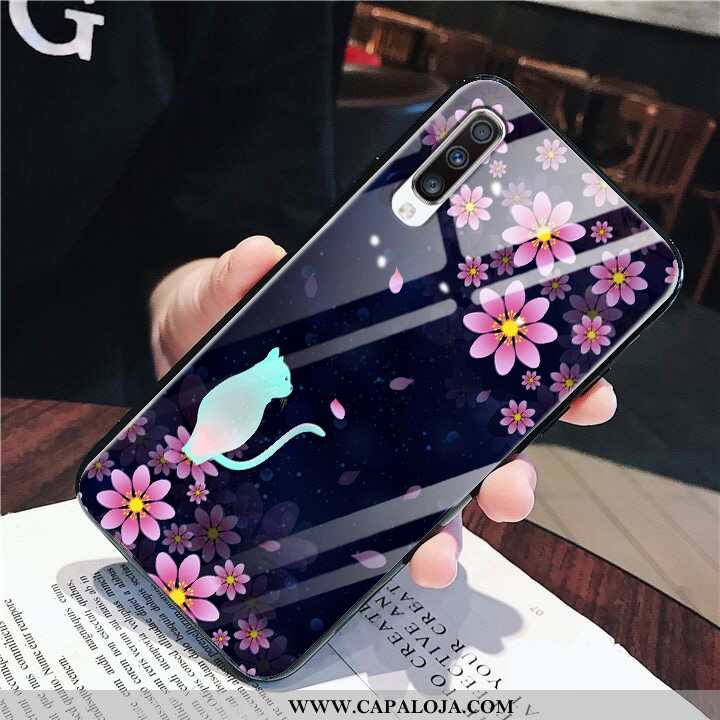 Capas Samsung Galaxy A70 Silicone Preto Criativas Cases, Capa Samsung Galaxy A70 Vidro Venda