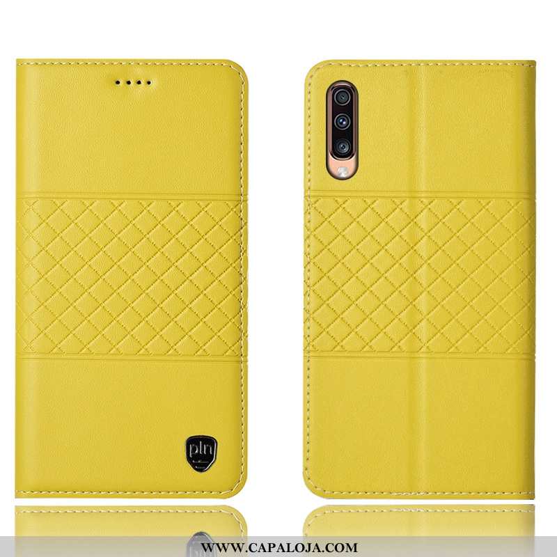 Capas Samsung Galaxy A70s Protetoras Completa Cover Cases Preto, Capa Samsung Galaxy A70s Couro Genu