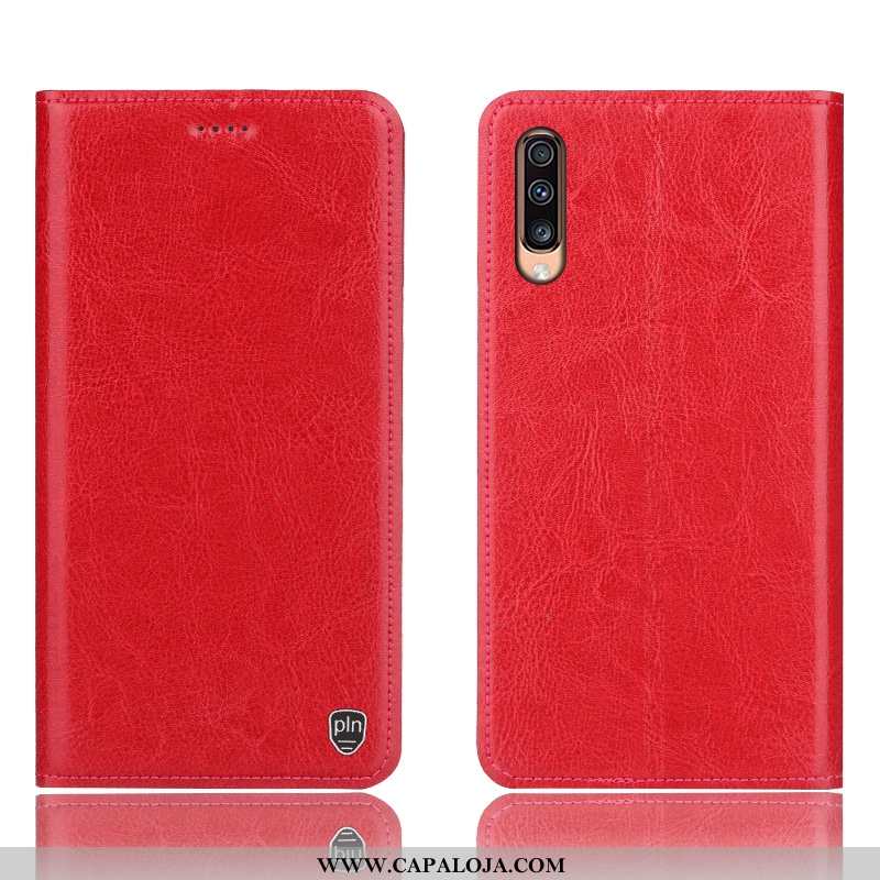 Capas Samsung Galaxy A70s Protetoras Cover Cinza Completa, Capa Samsung Galaxy A70s Couro Legitimo C