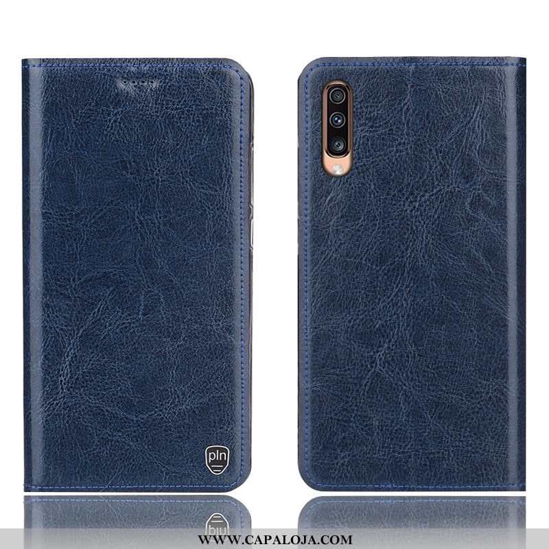 Capas Samsung Galaxy A70s Protetoras Cover Cinza Completa, Capa Samsung Galaxy A70s Couro Legitimo C