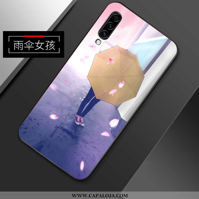 Capas Samsung Galaxy A70s Silicone Anime Protetoras Tendencia Roxo, Capa Samsung Galaxy A70s Fosco B