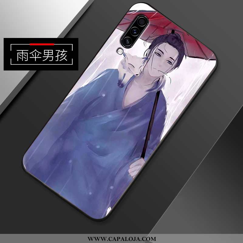 Capas Samsung Galaxy A70s Silicone Anime Protetoras Tendencia Roxo, Capa Samsung Galaxy A70s Fosco B