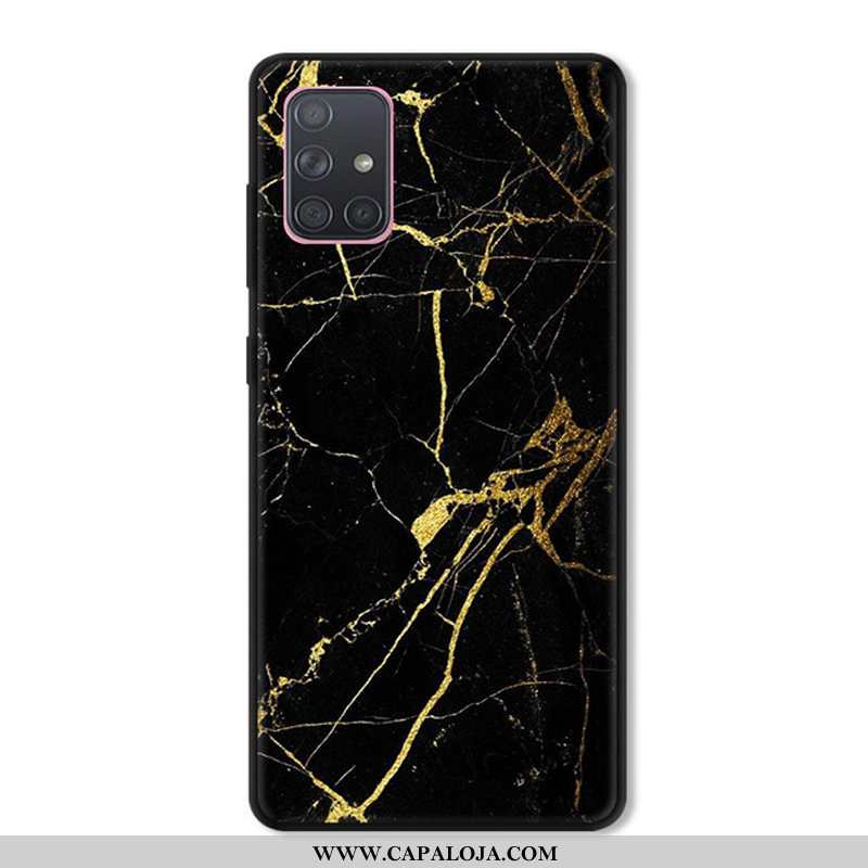 Capas Samsung Galaxy A71 Desenho Animado Silicone Soft Cases Preto, Capa Samsung Galaxy A71 Tendenci