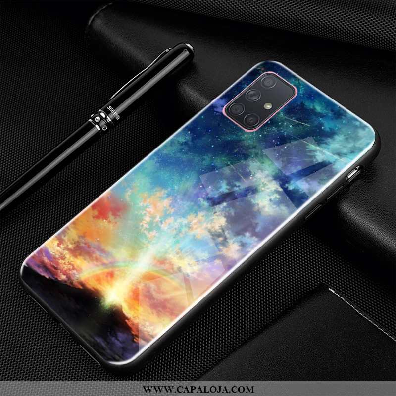 Capas Samsung Galaxy A71 Desenho Animado Silicone Soft Cases Preto, Capa Samsung Galaxy A71 Tendenci