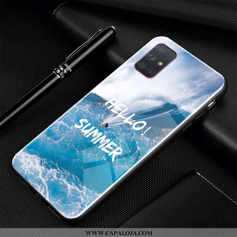 Capas Samsung Galaxy A71 Desenho Animado Silicone Soft Cases Preto, Capa Samsung Galaxy A71 Tendenci