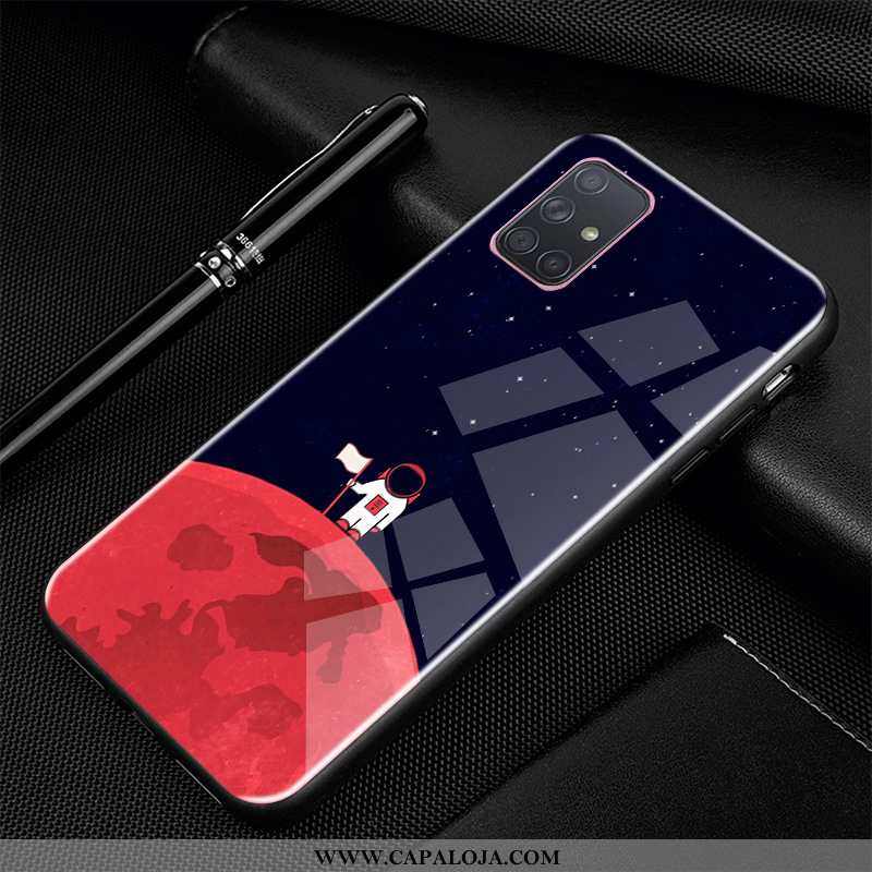 Capas Samsung Galaxy A71 Desenho Animado Silicone Soft Cases Preto, Capa Samsung Galaxy A71 Tendenci