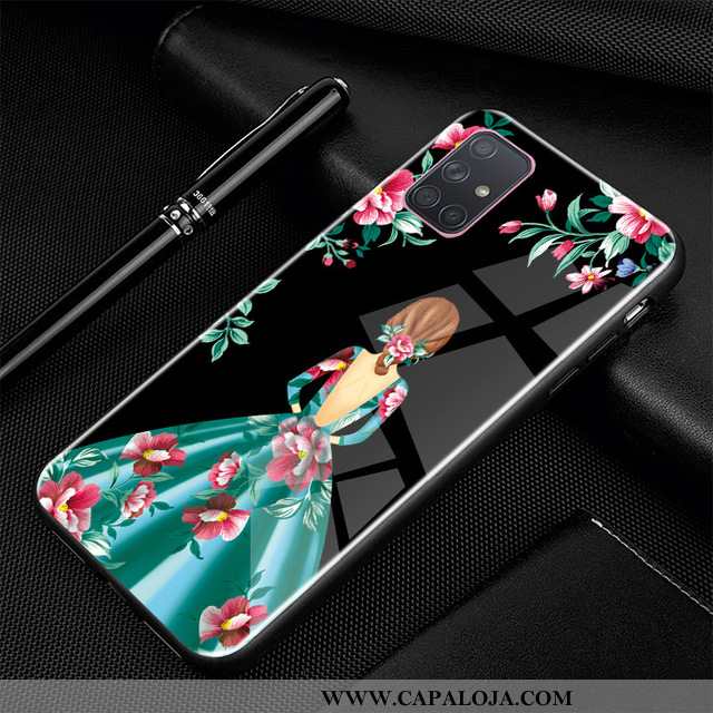 Capas Samsung Galaxy A71 Desenho Animado Silicone Soft Cases Preto, Capa Samsung Galaxy A71 Tendenci