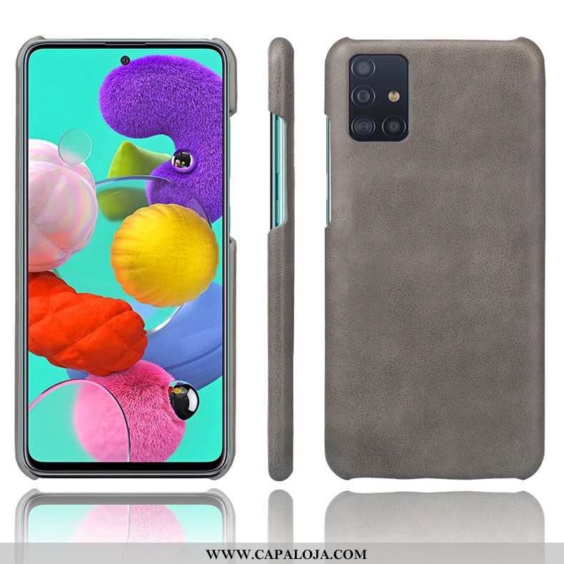 Capas Samsung Galaxy A71 Fosco Azul Escuro Cases Antiqueda, Capa Samsung Galaxy A71 Protetoras Barat